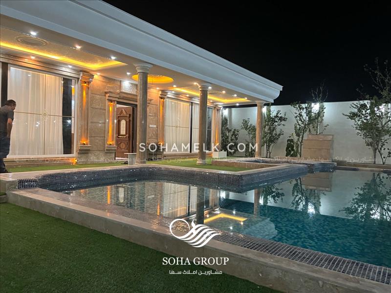 1500متر باغ ویلا لوکس و زیبا درملاردویلای جنوبی