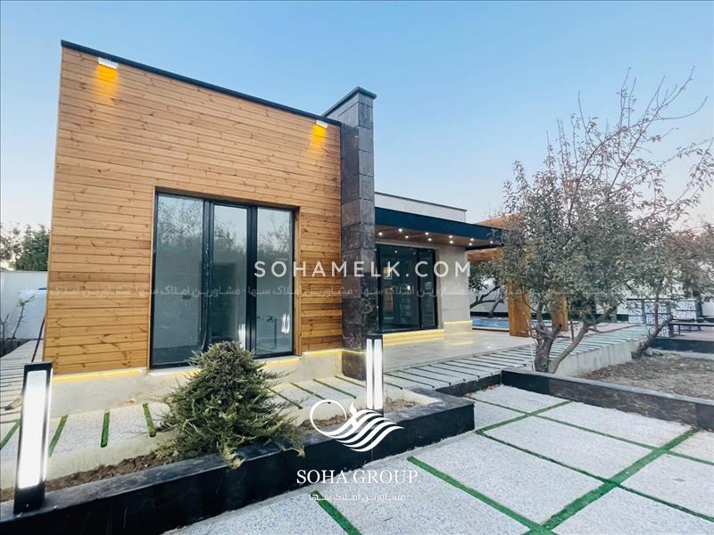 600متر باغ ویلا مدرن و شیک در دهکده ویلایی کردزار