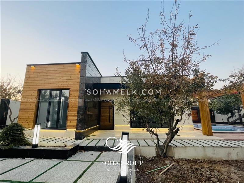 600متر باغ ویلا مدرن و شیک در دهکده ویلایی کردزار