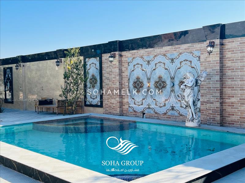 1300متر باغ ویلا مدرن و لوکس در دهکده ویلایی کردزار