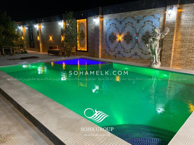 1300متر باغ ویلا مدرن و لوکس در دهکده ویلایی کردزار