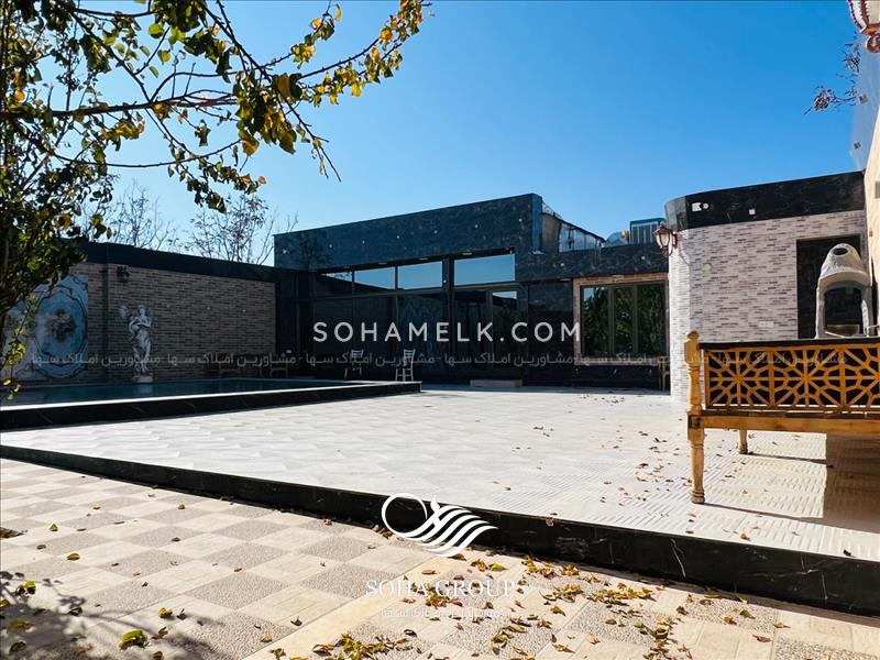 1300متر باغ ویلا مدرن و لوکس در دهکده ویلایی کردزار