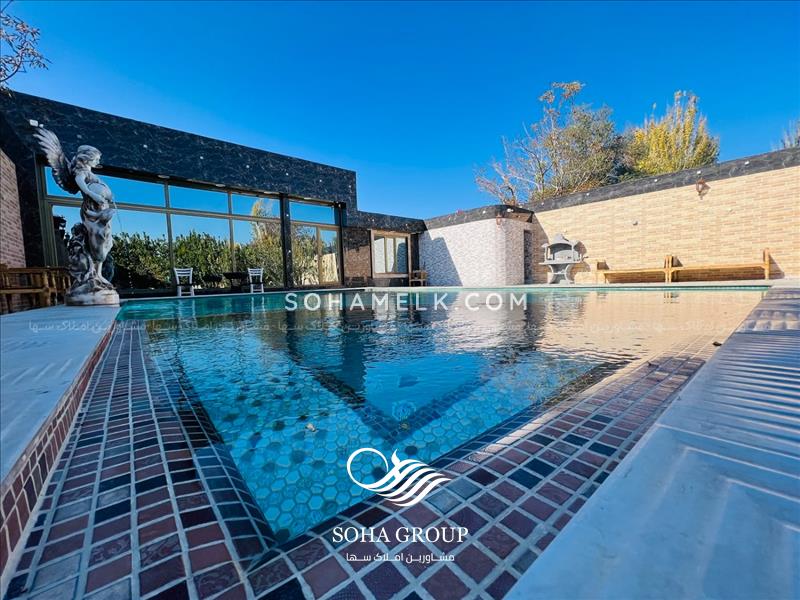 1300متر باغ ویلا مدرن و لوکس در دهکده ویلایی کردزار