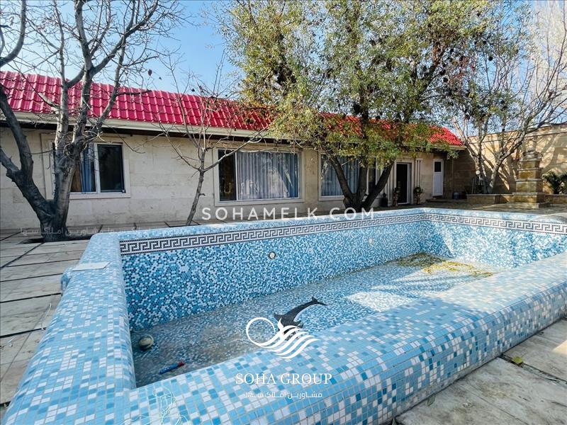 1300متر باغ ویلا سرسبزدر دهکده ویلایی کردزار