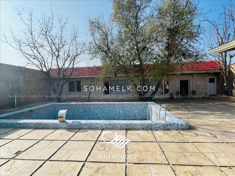 1300متر باغ ویلا سرسبزدر دهکده ویلایی کردزار