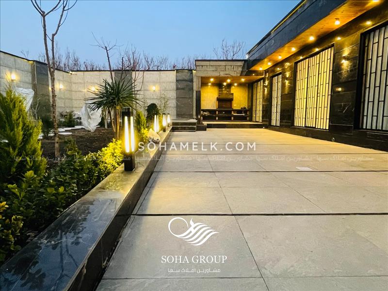 500 متر باغ ویلا  مدرن دردهکده ویلایی کردزار