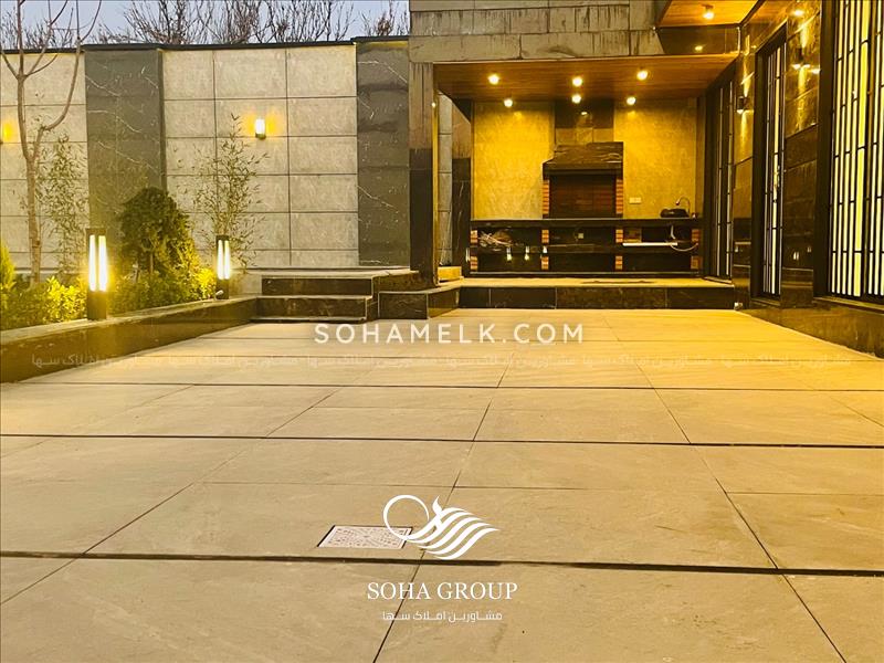 500 متر باغ ویلا  مدرن دردهکده ویلایی کردزار