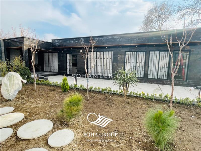 500 متر باغ ویلا  مدرن دردهکده ویلایی کردزار