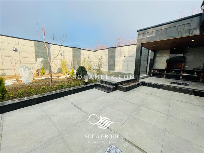 500 متر باغ ویلا  مدرن دردهکده ویلایی کردزار