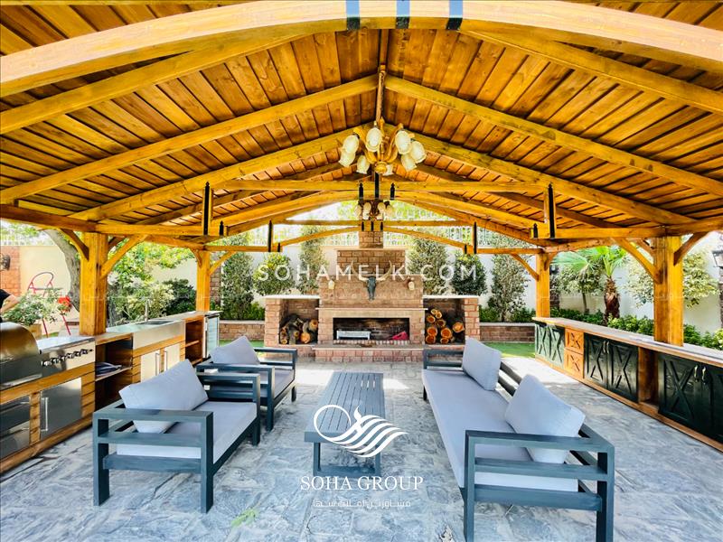 1500متر باغ ویلا فوق العاده زیبا و لوکس در محدوده شهریار