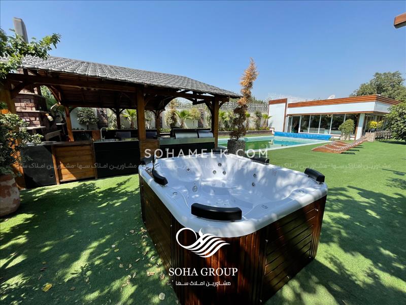 1500متر باغ ویلا فوق العاده زیبا و لوکس در محدوده شهریار
