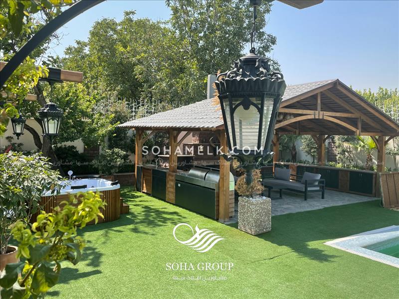 1500متر باغ ویلا فوق العاده زیبا و لوکس در محدوده شهریار