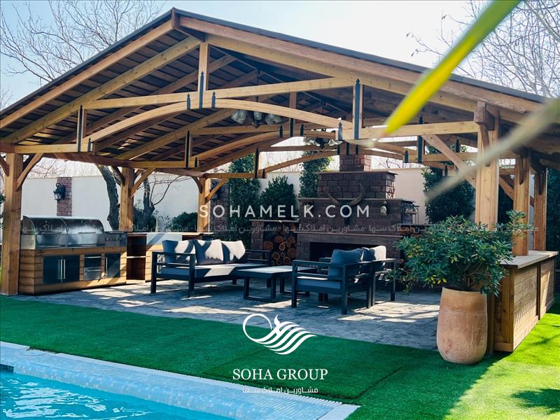 1500متر باغ ویلا فوق العاده زیبا و لوکس در محدوده شهریار