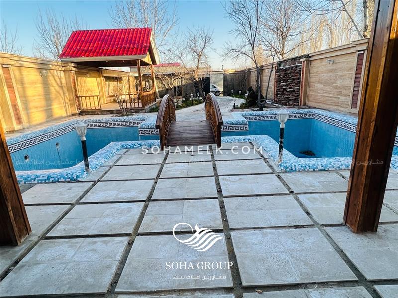 800متر باغ ویلا با طراحی زیبا در لم آباد ملارد