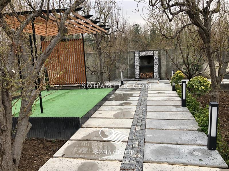 580متر باغ ویلا مدرن در دهکده ویلایی کردزار