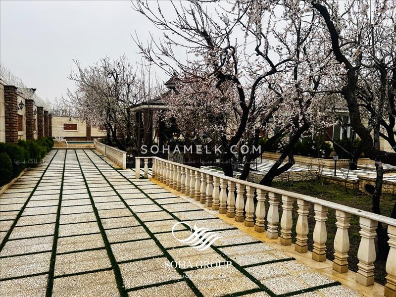 1000متر باغ ویلا لوکس و زیبا در دهکده ویلایی کردزار