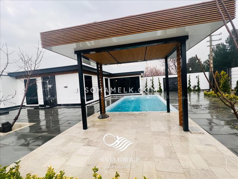 رهن و اجاره سالانه 750مترباغ ویلا مدرن و لوکس در مهرچین ملارد