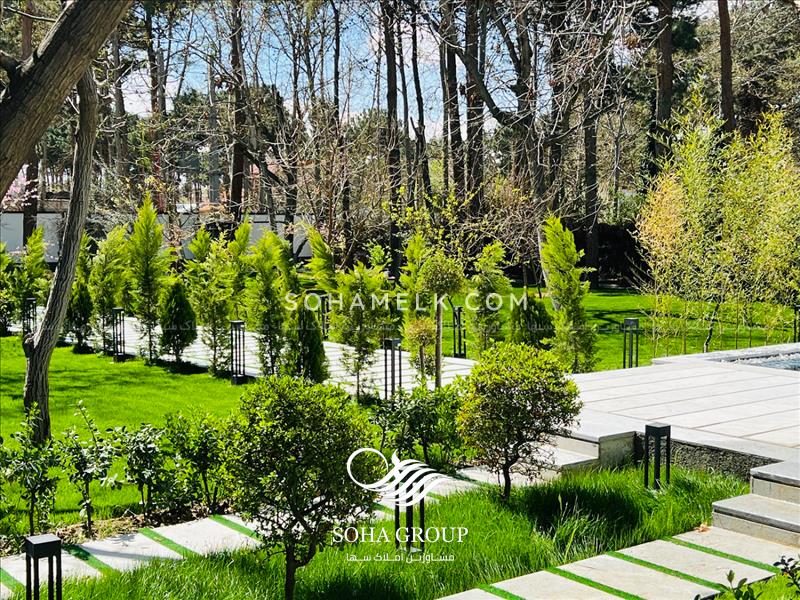 2000متر باغ ویلا فوق العاده لوکس و مدرن درشهرک فاخر زیبادشت شمالی