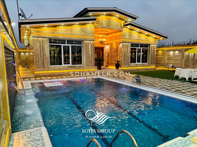 1250 متر باغ ویلای فوق العاده زیبا در دهکده ویلایی کردزار