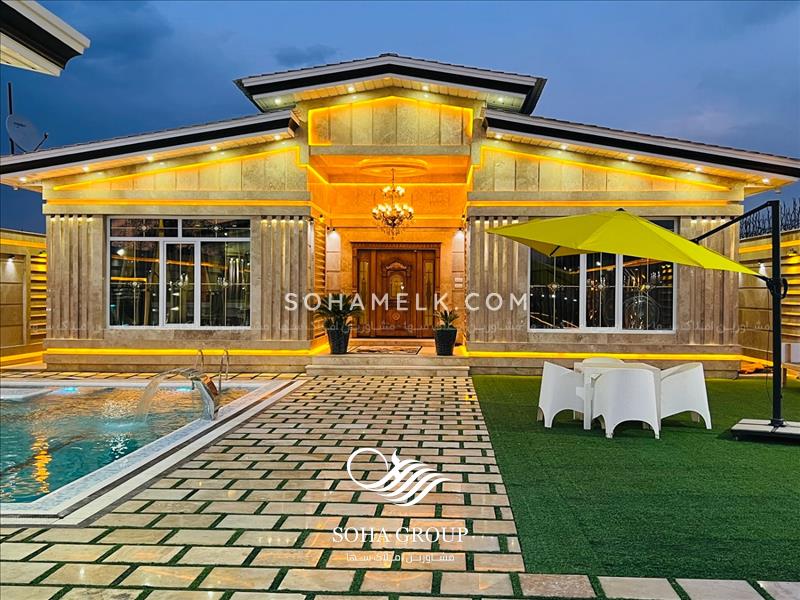 1250 متر باغ ویلای فوق العاده زیبا در دهکده ویلایی کردزار