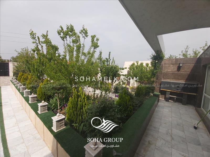 رهن واجاره سالانه 750متر باغ ویلا زیبا در اسفندآباد ملارد