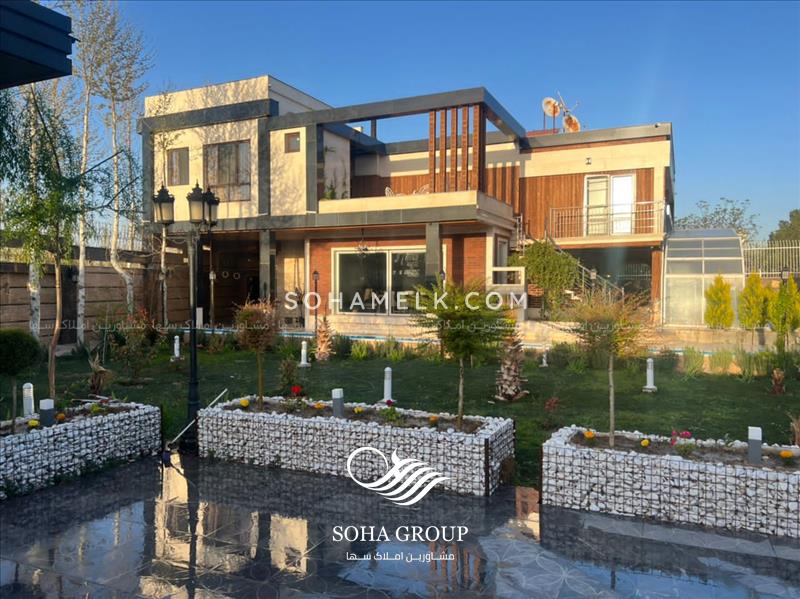 1250متر باغ ویلا لاکچری و مدرن در شهرک زعفرانیه جنوب کردان کرج