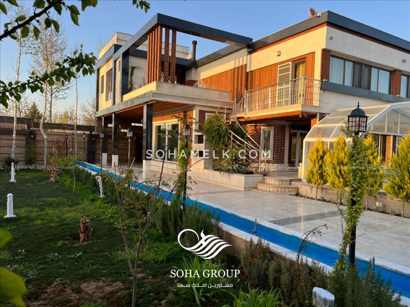 1250متر باغ ویلا لاکچری و مدرن در شهرک زعفرانیه جنوب کردان کرج