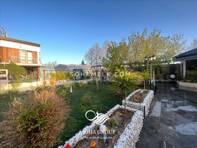 1250متر باغ ویلا لاکچری و مدرن در شهرک زعفرانیه جنوب کردان کرج