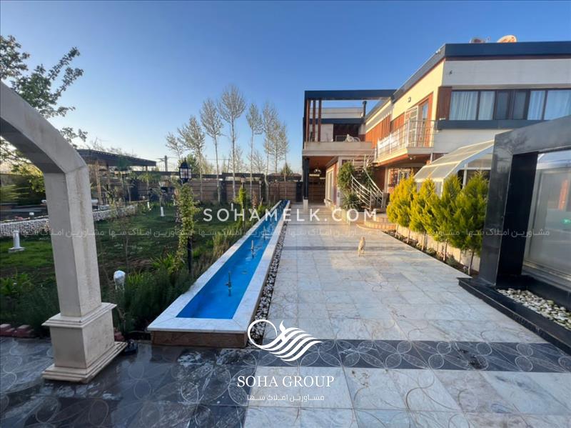 1250متر باغ ویلا لاکچری و مدرن در شهرک زعفرانیه جنوب کردان کرج