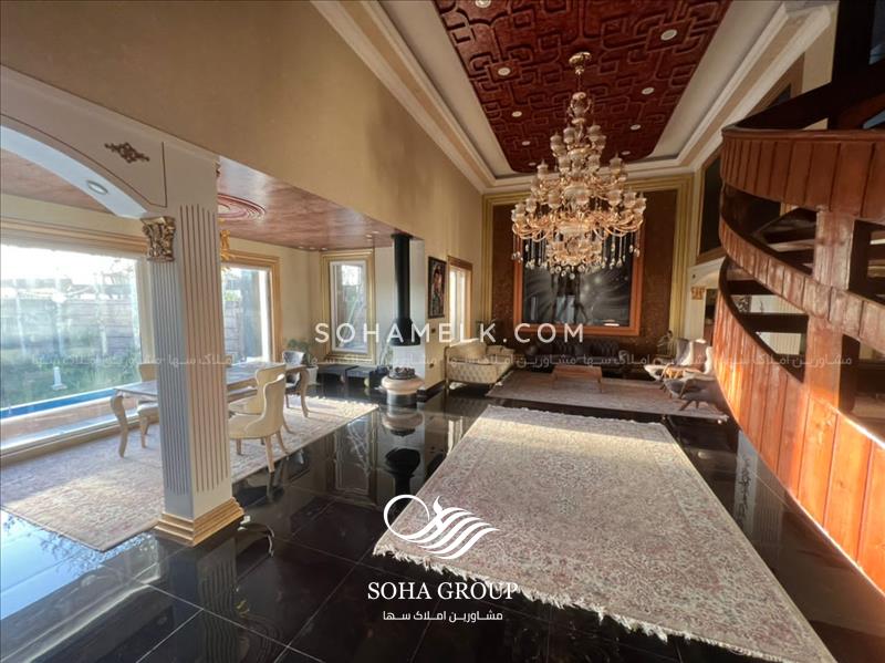 1250متر باغ ویلا لاکچری و مدرن در شهرک زعفرانیه جنوب کردان کرج