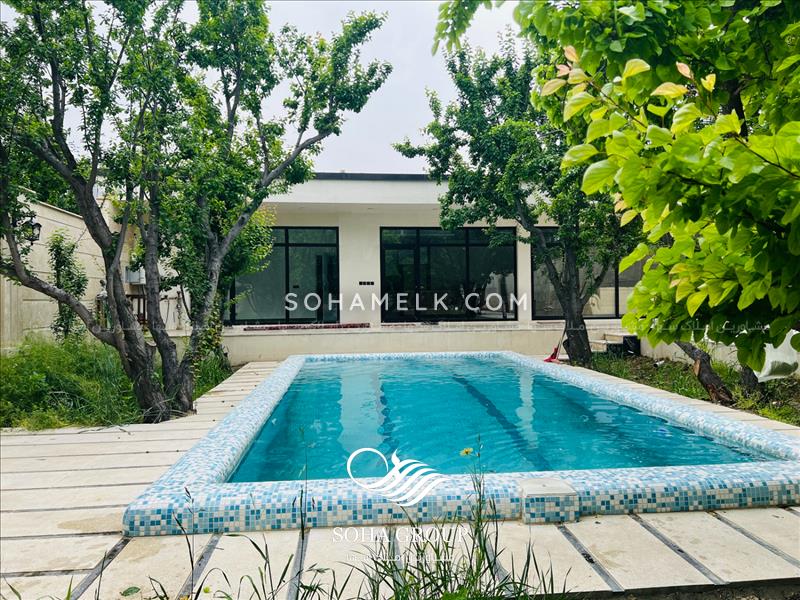 550متر باغ ویلا نقلی و مدرن در دهکده ویلایی کردزار 