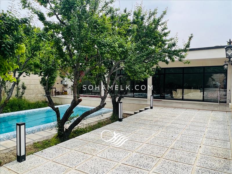 550متر باغ ویلا نقلی و مدرن در دهکده ویلایی کردزار 