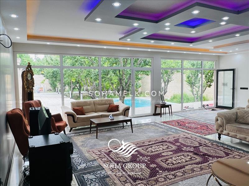 550متر باغ ویلا نقلی و مدرن در دهکده ویلایی کردزار 