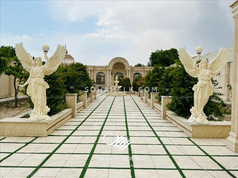 1200متر باغ ویلا کلاسیک و فوق العاده زیبا در دهکده ویلایی کردزار