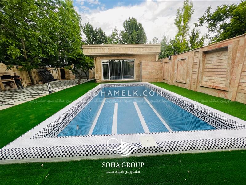 860متر باغ ویلا کلاسیک و سرسبز در لم آباد ملارد