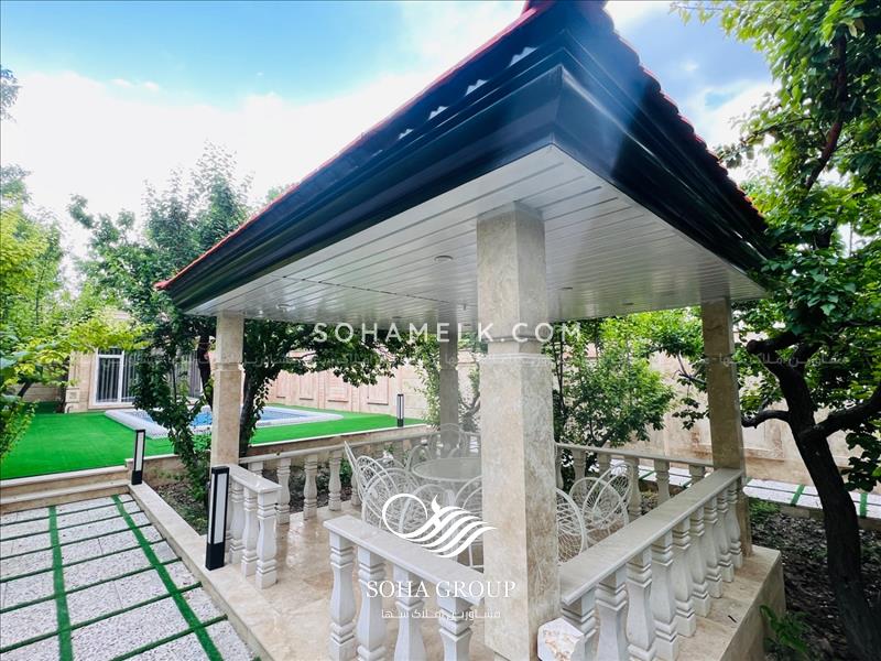 860متر باغ ویلا کلاسیک و سرسبز در لم آباد ملارد