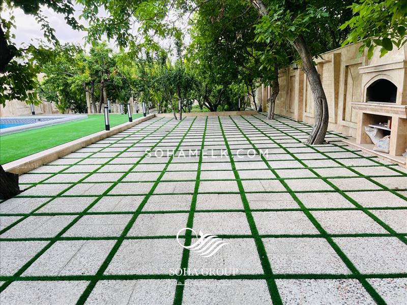 860متر باغ ویلا کلاسیک و سرسبز در لم آباد ملارد