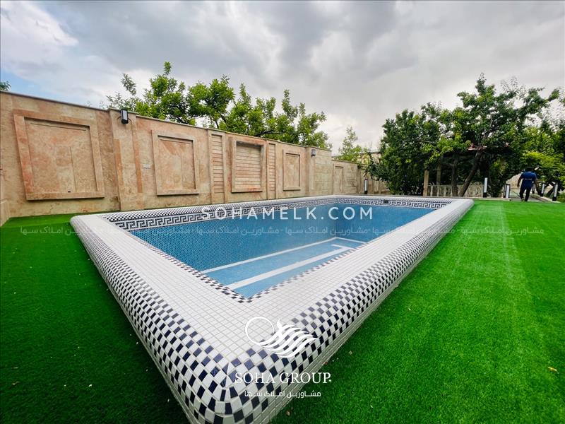 860متر باغ ویلا کلاسیک و سرسبز در لم آباد ملارد