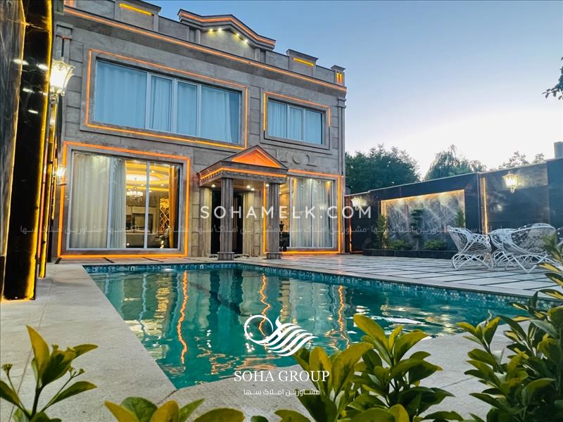 610متر باغ ویلا فوق العاده زیبا و دوبلکس در لم آباد ملارد