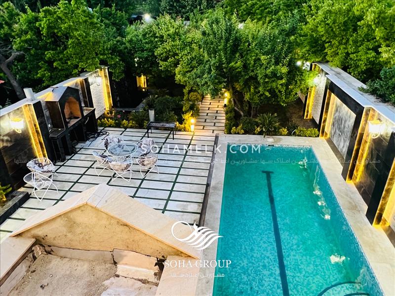 610متر باغ ویلا فوق العاده زیبا و دوبلکس در لم آباد ملارد