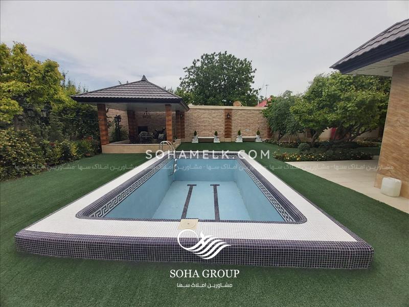 1070متر باغ ویلا سرسبز و زیبا در منطقه شهریار