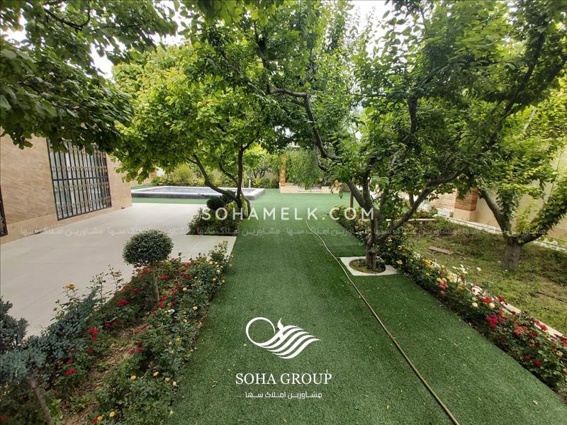 1070متر باغ ویلا سرسبز و زیبا در منطقه شهریار