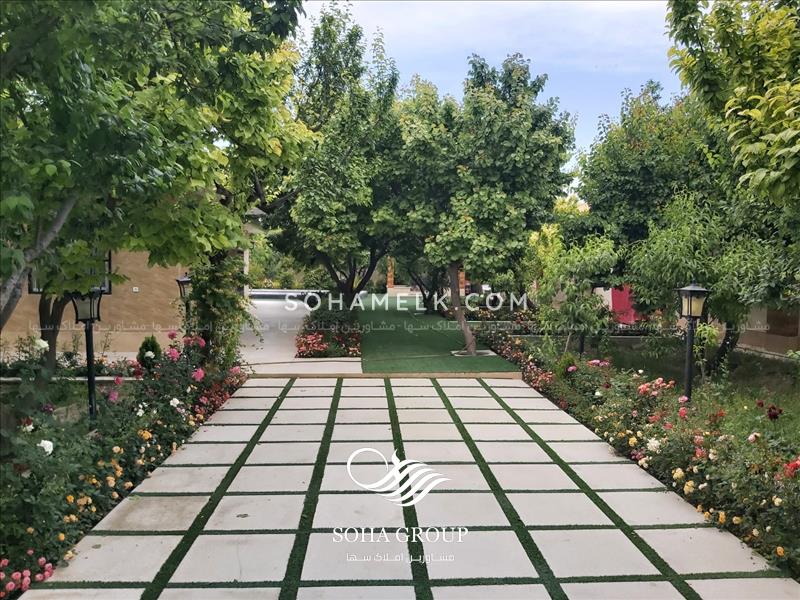 1070متر باغ ویلا سرسبز و زیبا در منطقه شهریار