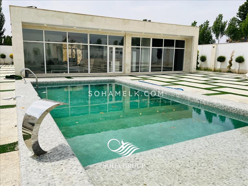 رهن و اجاره سالانه 850متر باغ ویلا لوکس و مدرن در منطقه ملارد