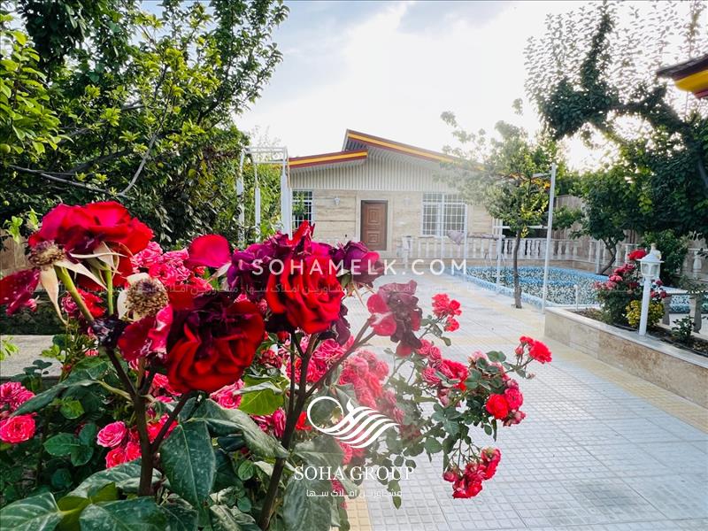 1200 متر باغ ویلا در دهکده ویلایی کردزار 