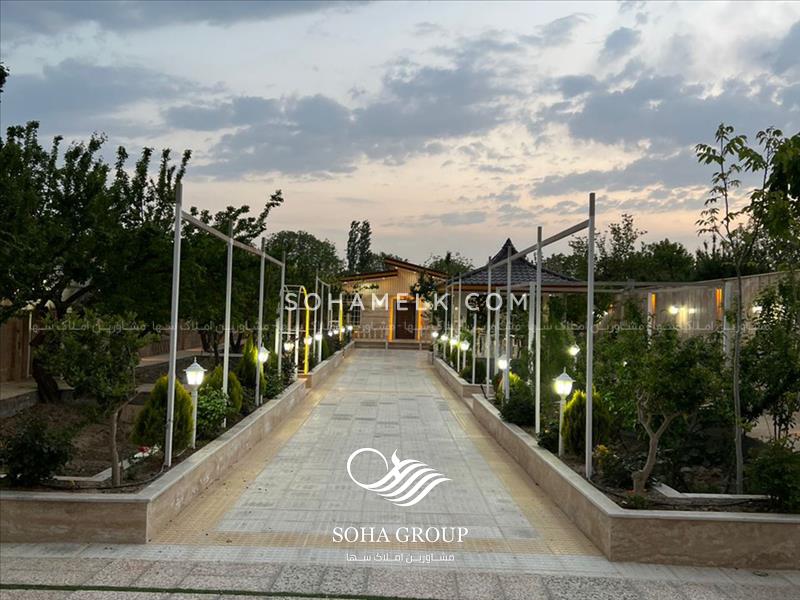 1200 متر باغ ویلا در دهکده ویلایی کردزار 