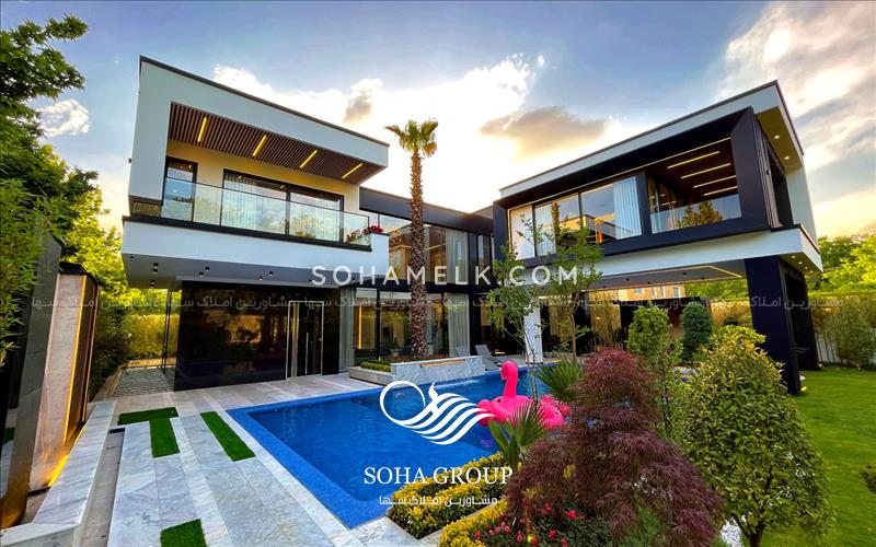 1056 متر باغ ویلا مدرن و لاکچری در  شهرک جهان ویلا (تهراندشت کرج)