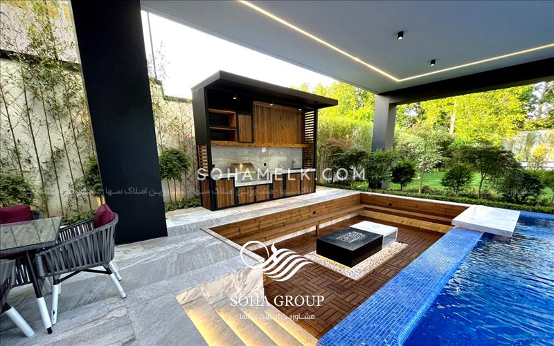 1056 متر باغ ویلا مدرن و لاکچری در  شهرک جهان ویلا (تهراندشت کرج)