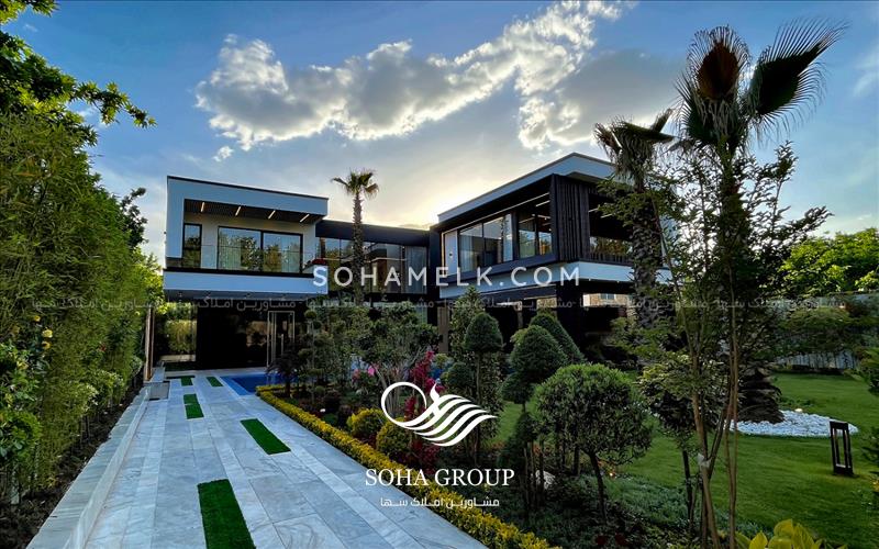 1056 متر باغ ویلا مدرن و لاکچری در  شهرک جهان ویلا (تهراندشت کرج)