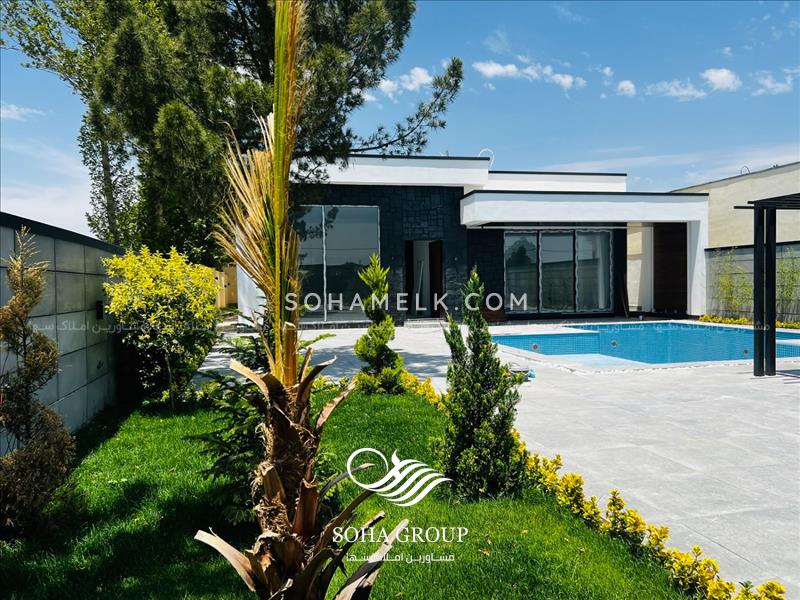 1000 متر باغ ویلا مدرن و لوکس در منطقه صفادشت 